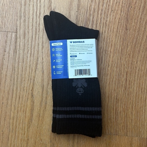 ❤️ 🆕 BOMBAS WOMENS Everyday Socks Size M - Picture 3 of 3
